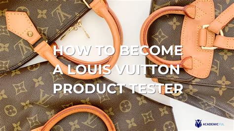 louis vuitton product tester.